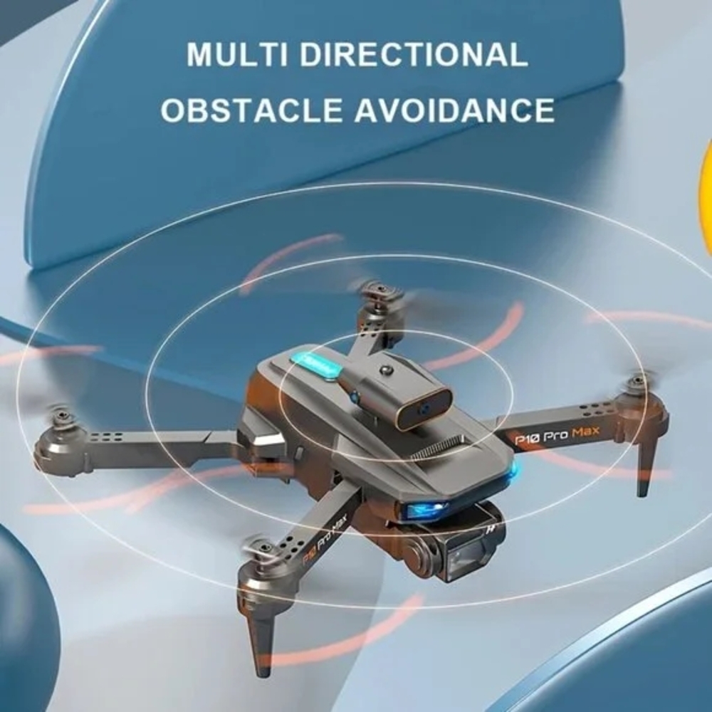 Foldable Orange and Black HD Camera Versatile Drone - App Control